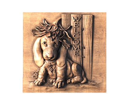 Panel Puppy, 3d models (stl)