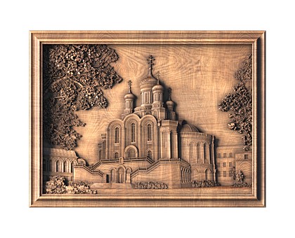 Panel Sretensky Monastery, 3d models (stl)