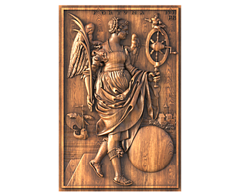 Fortune - by Hans Sebald Beham, 3d models (stl)