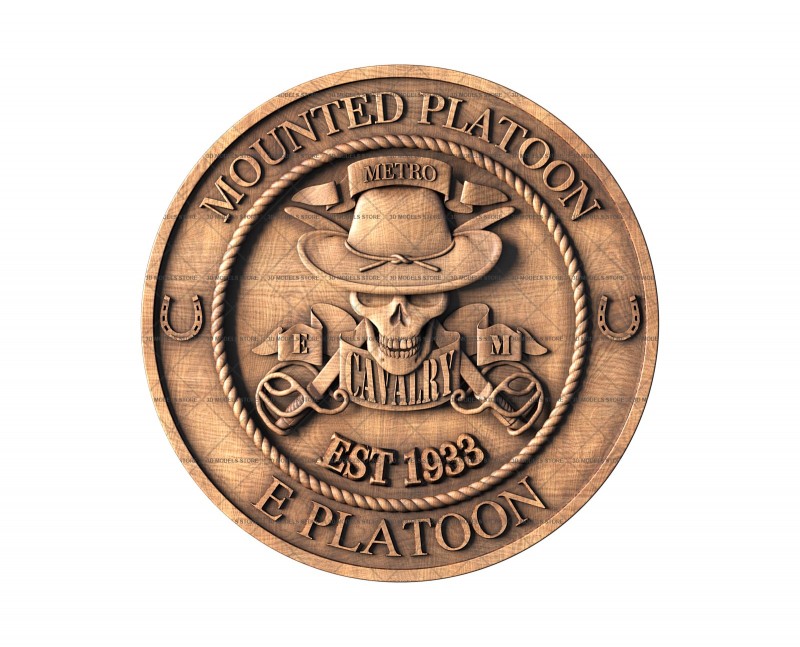 Panel Mounted platoon, E Platoon, 3d models (stl)