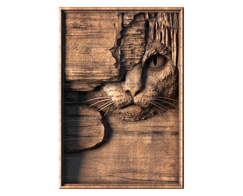 Panel Cat, 3d models (stl)