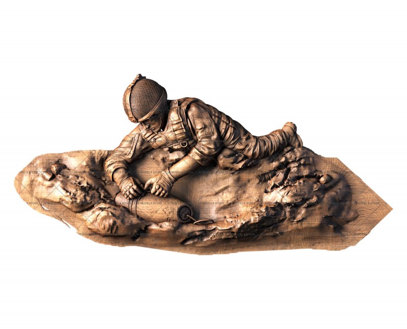 Panel Minesweeper, 3d models (stl)