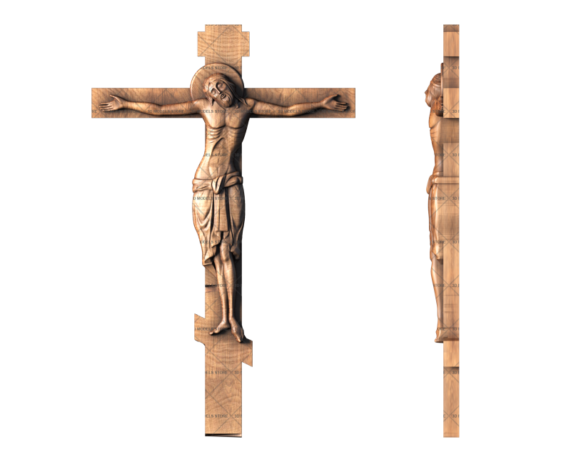 Crucifix, 3d models (stl)
