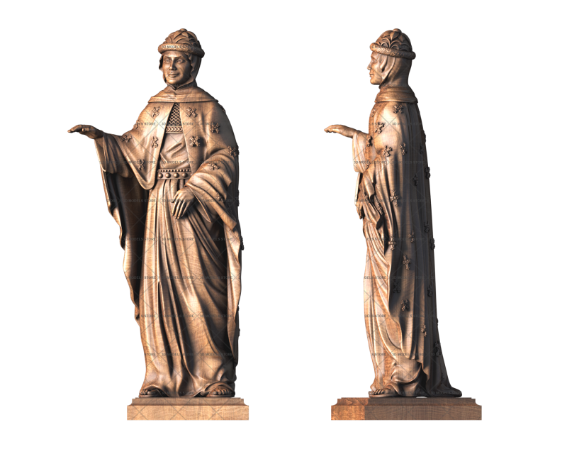 Saint Fevronia sculpture, 3d models (stl)