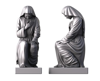 Monument figure, 3d models (stl)