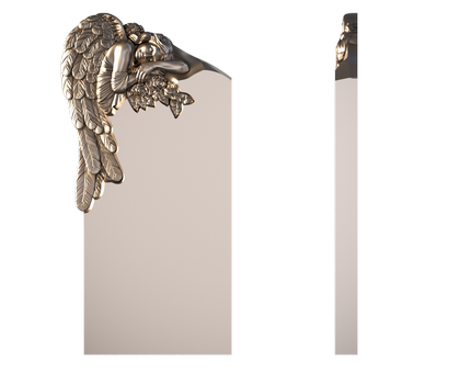 Monument with angels, 3d models (stl)