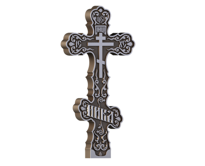 Monument with a crucifix, 3d models (stl)