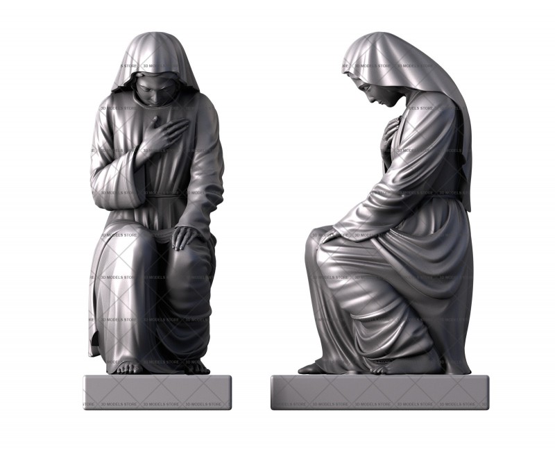 Monument figure, 3d models (stl)