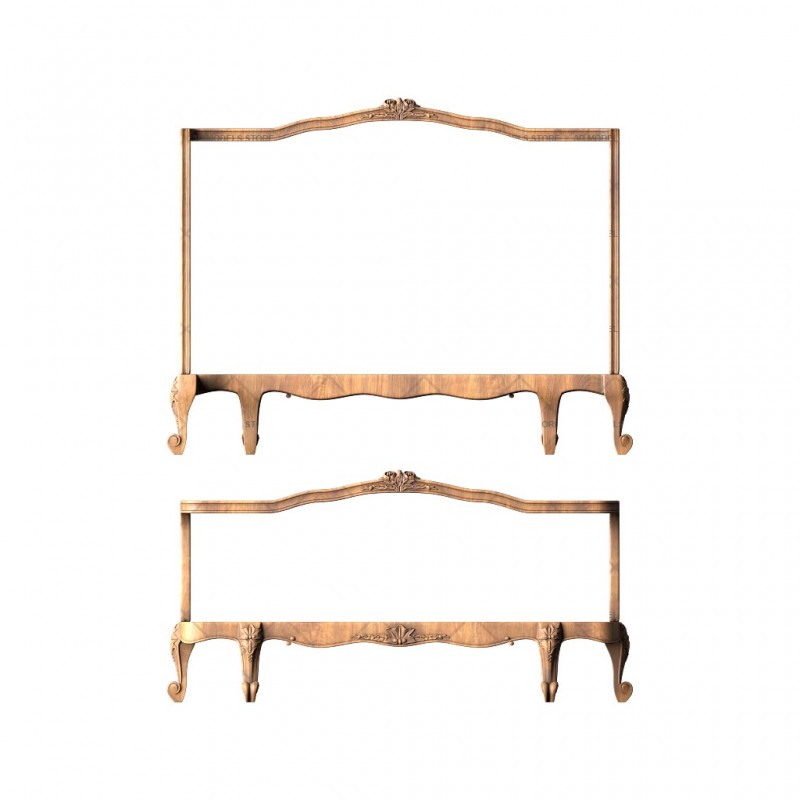 Headboard, 3d models (stl)