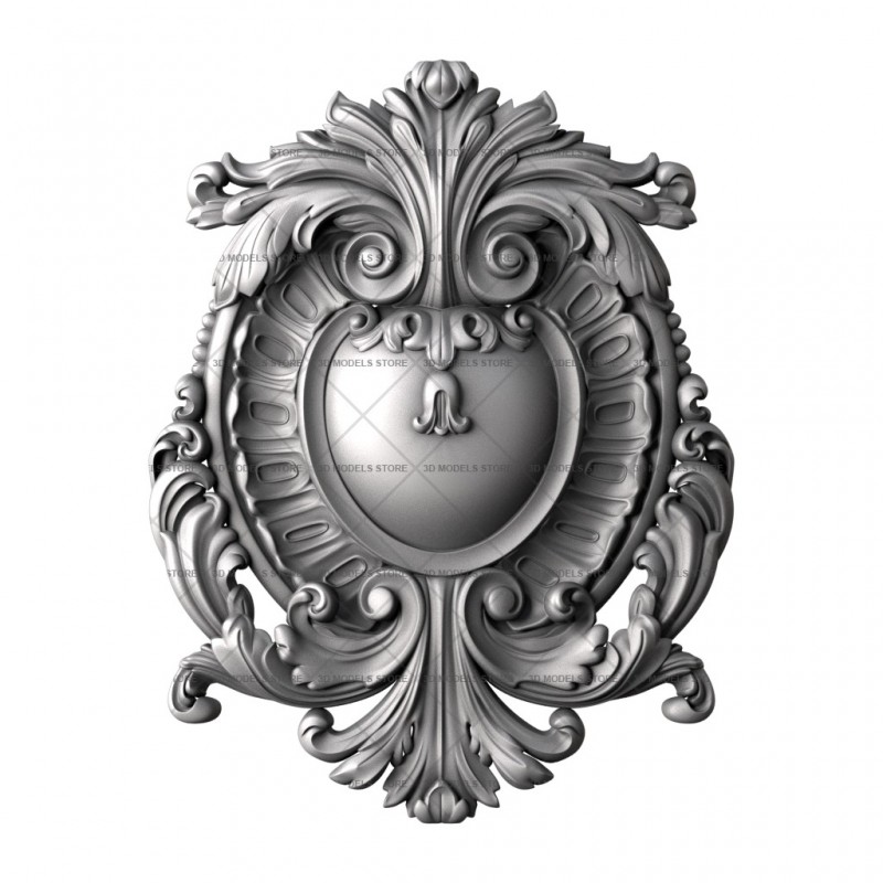 Cartouche, 3d models (stl)