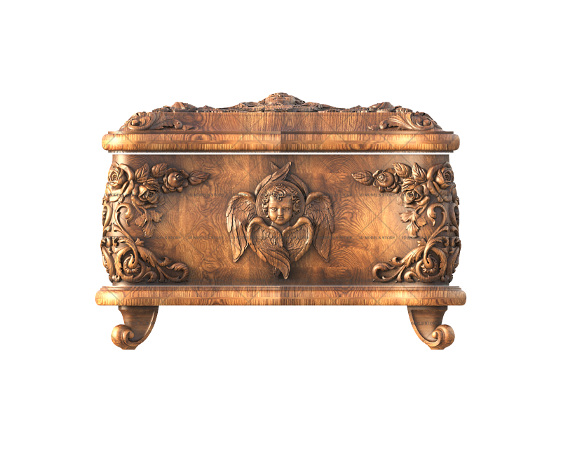 Decorative Jewellery Box, 3d models (stl)