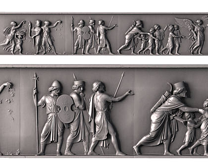 Triumphal Entry of Alexander the Great into Babylon (part 6/10), 3d models (stl)