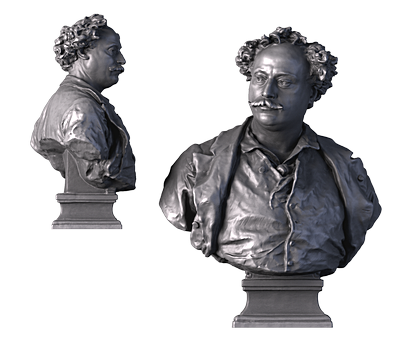 Alexandre Dumas, 3d models (stl)
