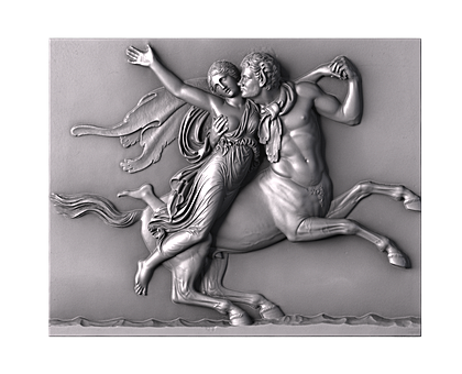 Abduction of Deianira by Nessus, 3d models (stl)
