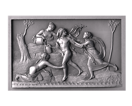 Abduction of Hylas by River Nymphs 2, 3d models (stl)