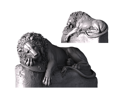 Lion of Lucerne, 3d models (stl)