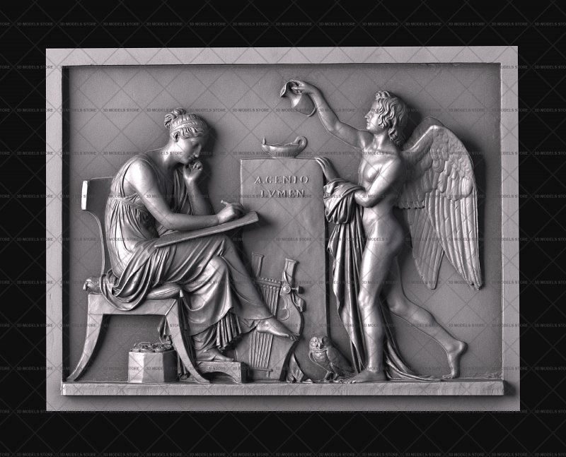 Inspiration and the Art of Light, 3d models (stl)