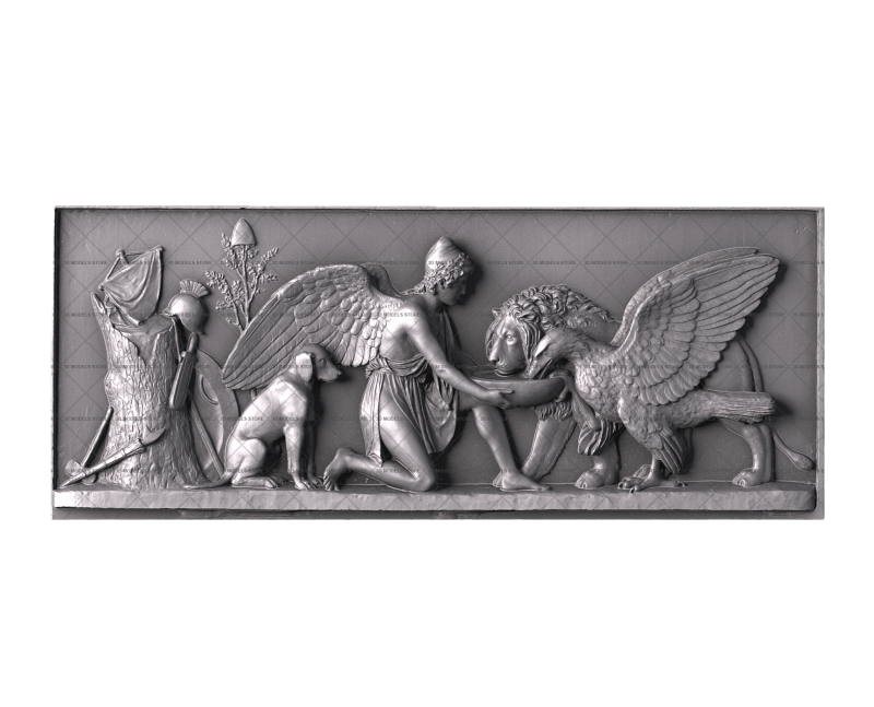 Allegory of Peace and Freedom, 3d models (stl)