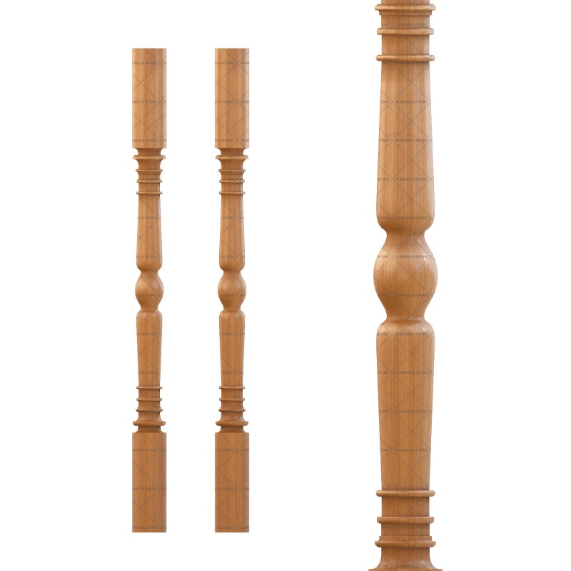 Baluster, 3d models (stl)