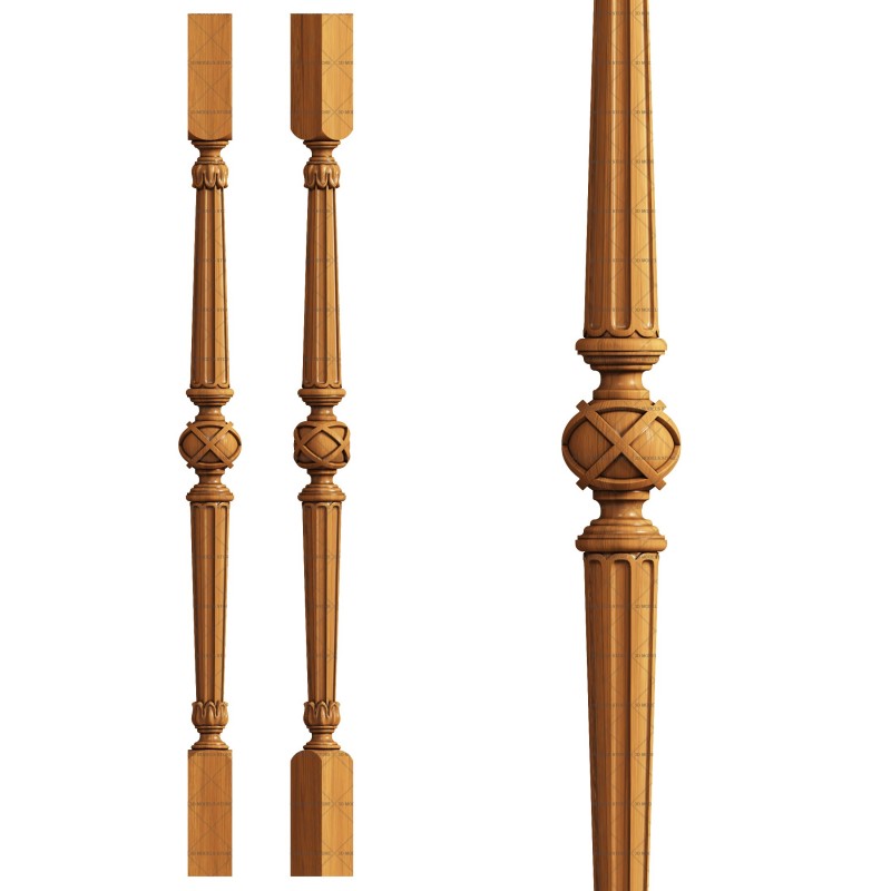 Baluster, 3d models (stl)