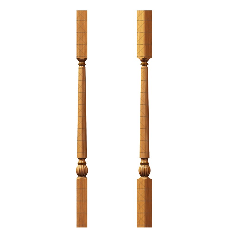 Baluster, 3d models (stl)