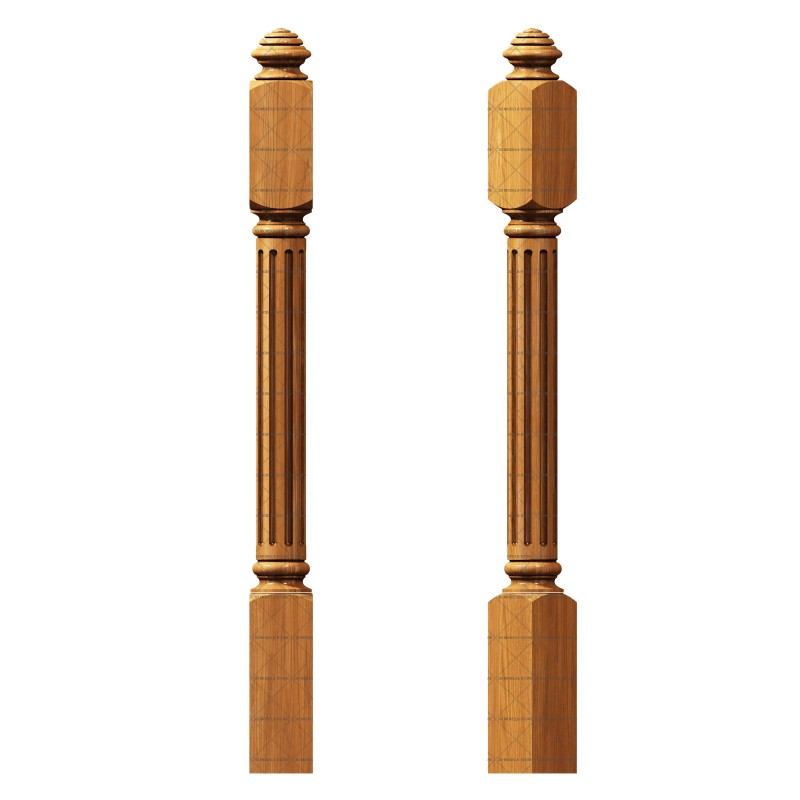 Baluster, 3d models (stl)
