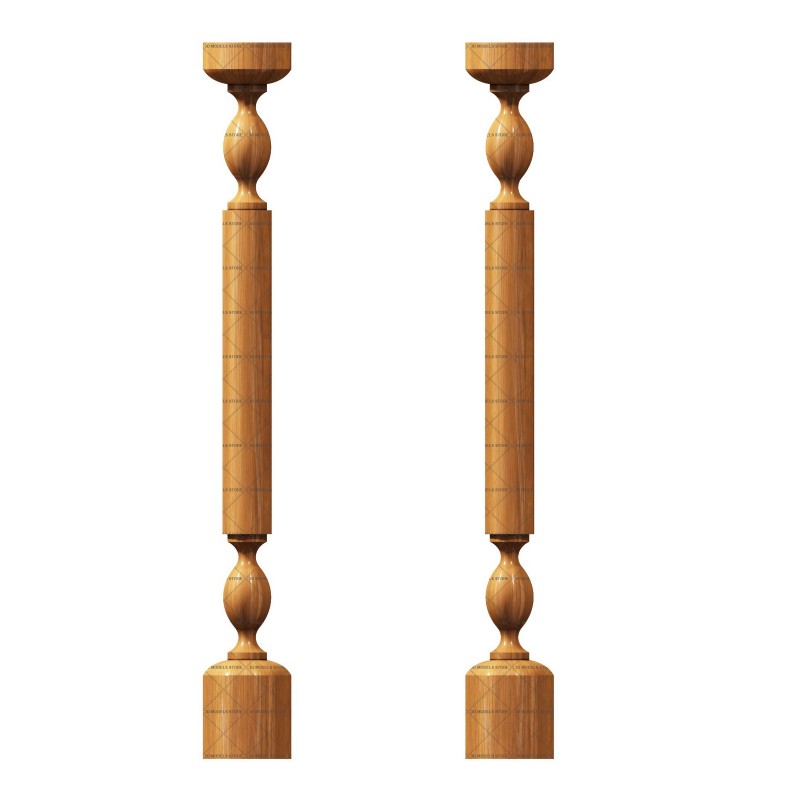 Baluster, 3d models (stl)