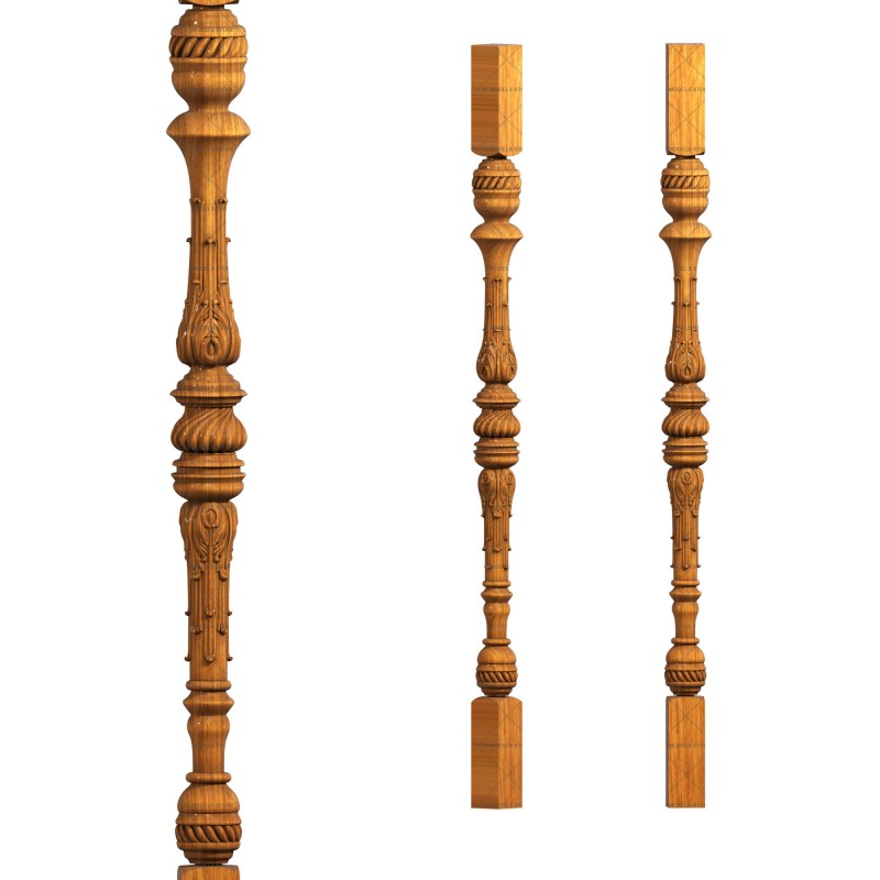 Baluster, 3d models (stl)
