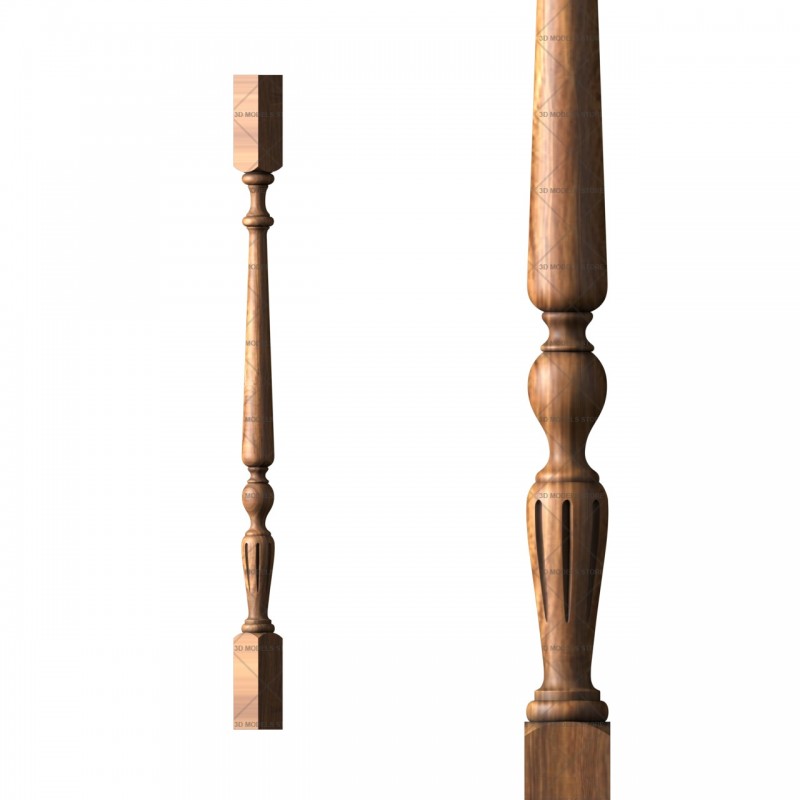 Baluster, 3d models (stl)