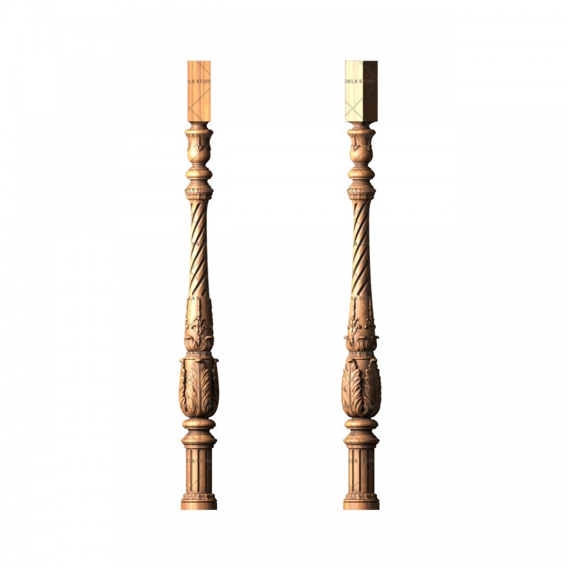 Baluster, 3d models (stl)