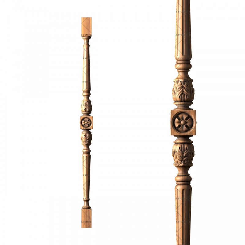Baluster, 3d models (stl)