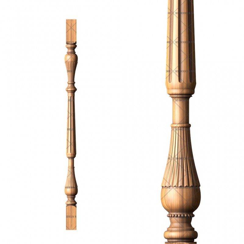 Baluster, 3d models (stl)