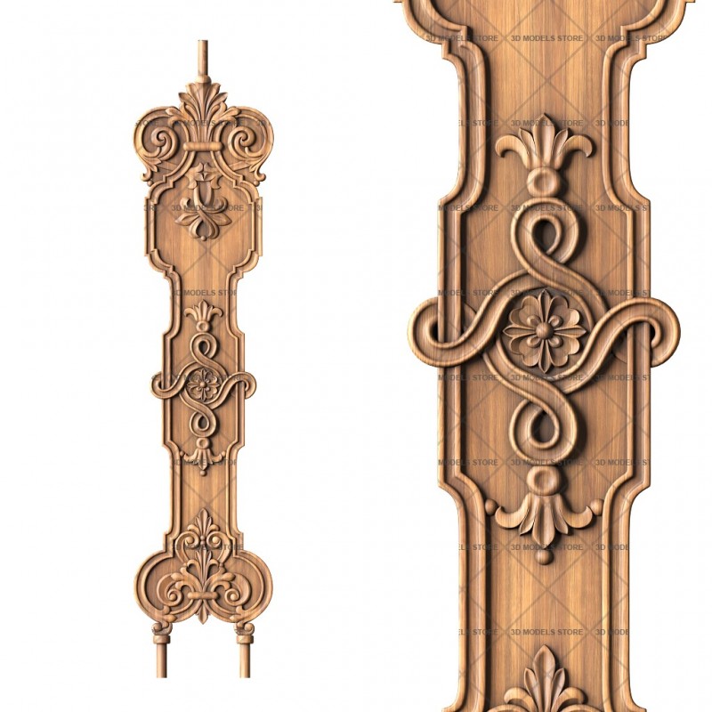Baluster, 3d models (stl)