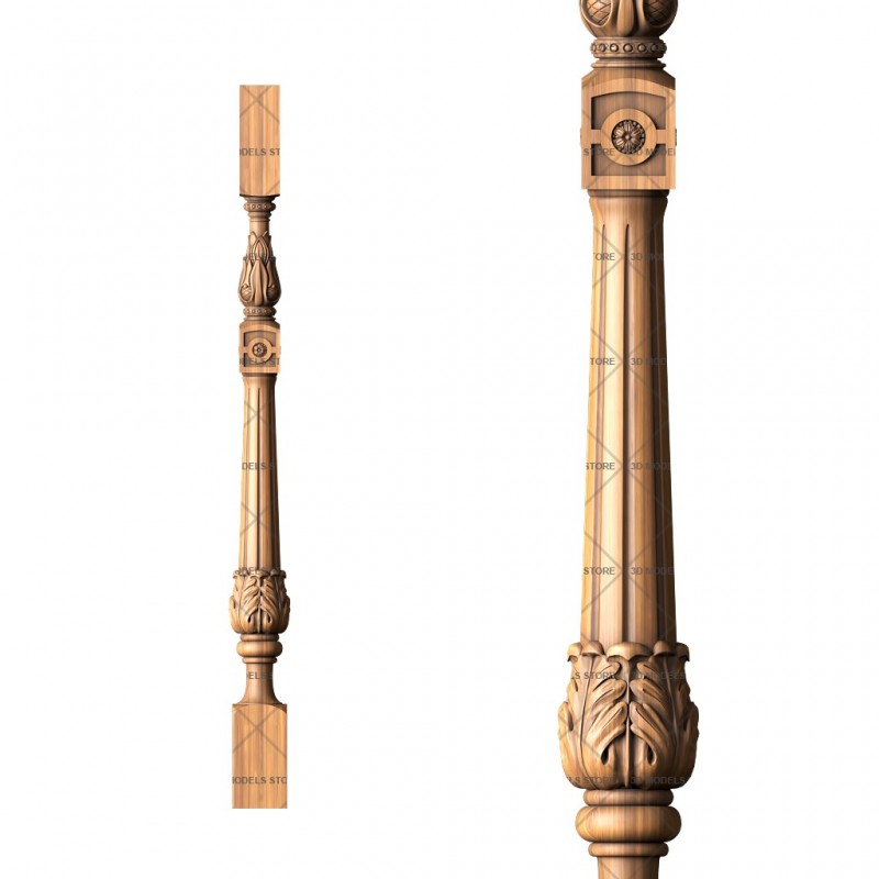 Baluster, 3d models (stl)
