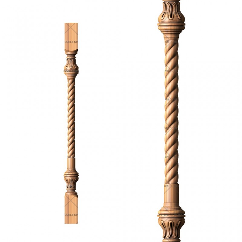 Baluster, 3d models (stl)