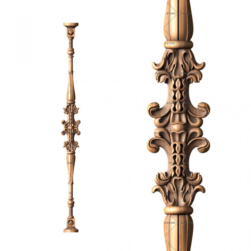 Baluster, 3d models (stl)