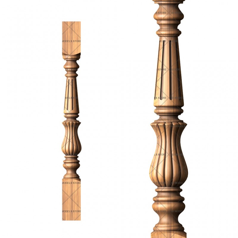Baluster, 3d models (stl)