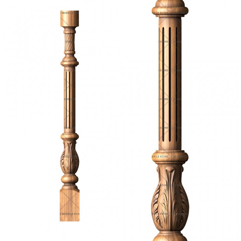 Baluster, 3d models (stl)