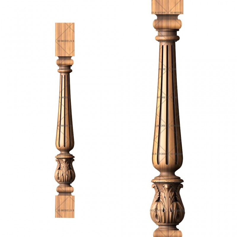 Baluster, 3d models (stl)