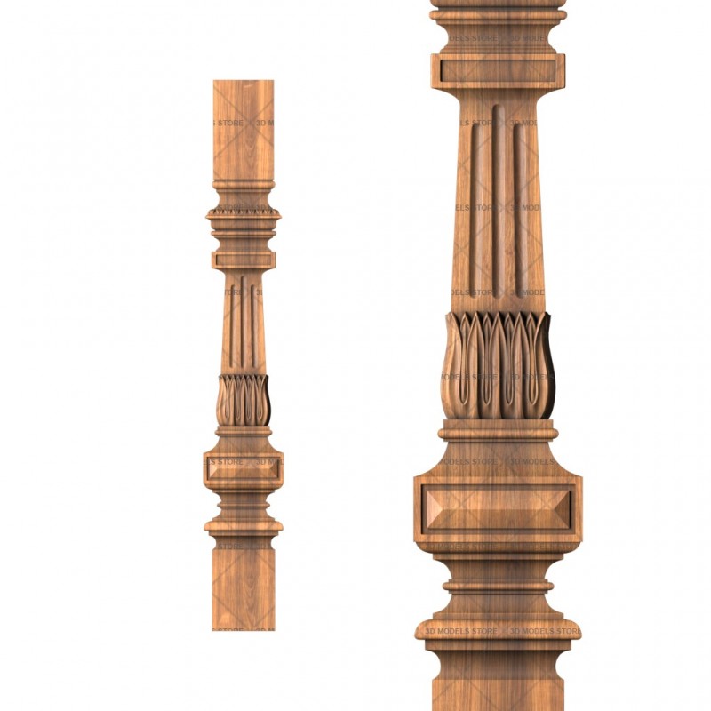 Baluster, 3d models (stl)