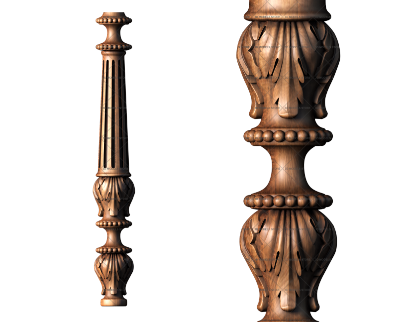 Baluster, 3d models (stl)