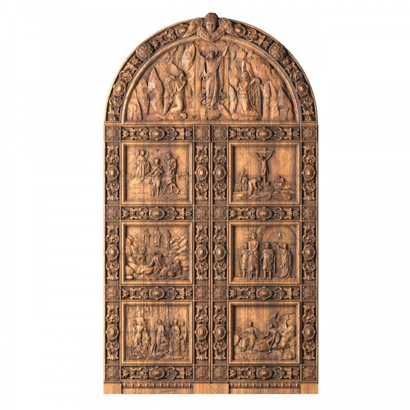 Gate for the temple, 3d models (stl)