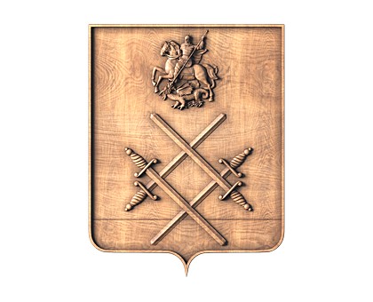 Coat of arms of the Ruza region, 3d models (stl)