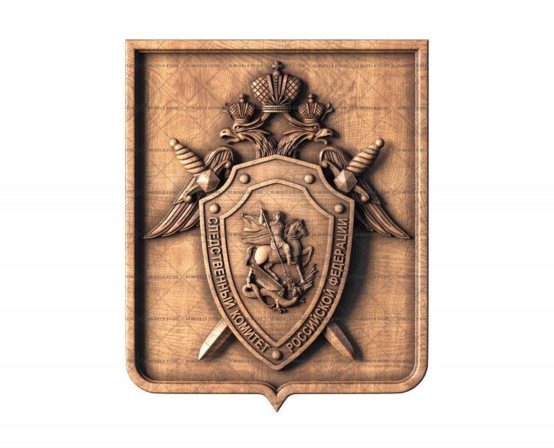 Герб СК (следственный комитет) России, 3d models (stl)