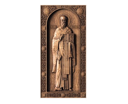 Icon Saint Gregory the Theologian, 3d models (stl)