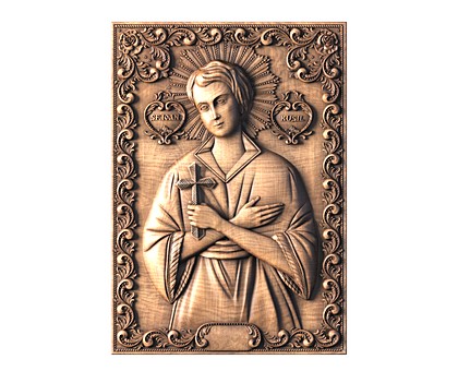 Icon of St. John the Russian, 3d models (stl)