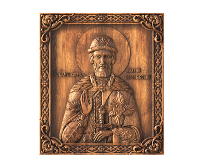 Icon of Andrei Bogolyubsky, 3d models (stl)