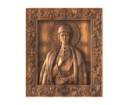 Saint Gleb icon, 3d models (stl)