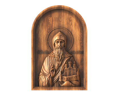 Saint Oleg the Prince of Briansk icon, 3d models (stl)