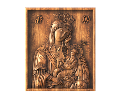 Assuage My Sorrows Icon of the Mother of God, 3d models (stl)
